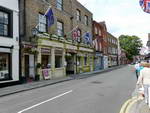 London  Windsor  Das Dorf Eton eine Straße und Häuser (GB).